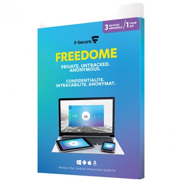 F-Secure Freedome VPN Online Privacy Protection 1Y 3 Device