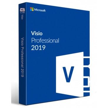 Visio 2019 PRO 32/64bits 1 user D87-07425 ESD online
